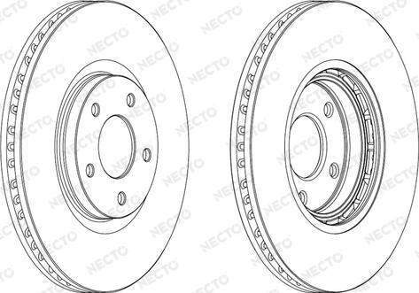 Necto WN1538 - Brake Disc autospares.lv