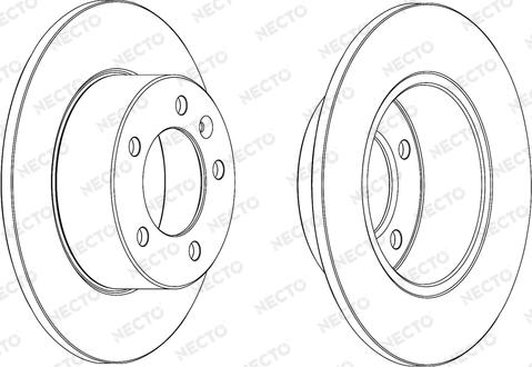 Necto WN1532 - Brake Disc autospares.lv