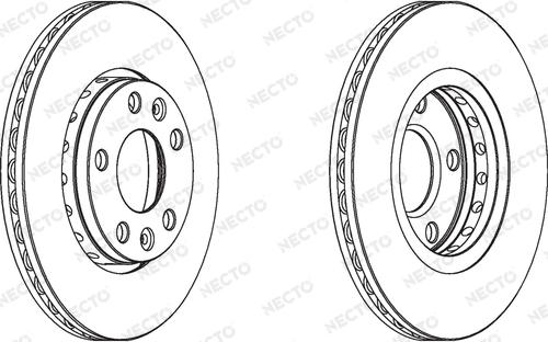 Necto WN1526 - Brake Disc autospares.lv