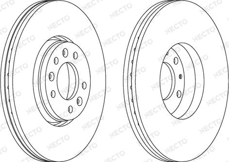 Necto WN1521 - Brake Disc autospares.lv