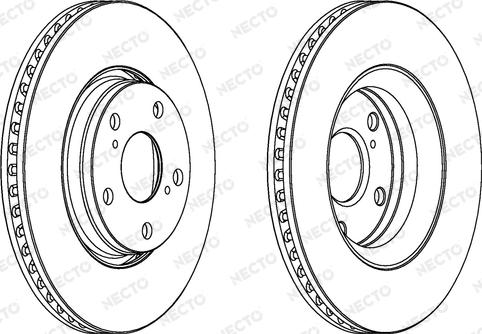 Necto WN1523 - Brake Disc autospares.lv