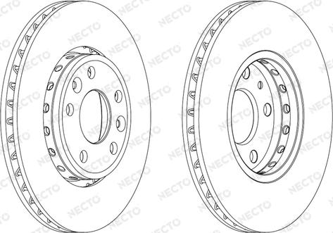 Necto WN1522 - Brake Disc autospares.lv