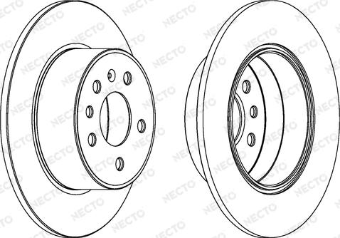 Necto WN1094 - Brake Disc autospares.lv