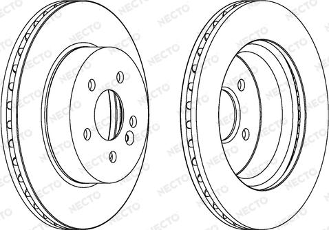 Necto WN1096 - Brake Disc autospares.lv