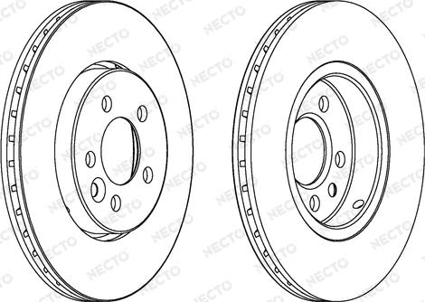 Necto WN1091 - Brake Disc autospares.lv