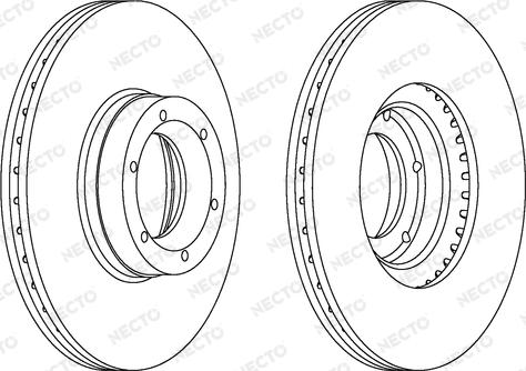 Necto WN1098 - Brake Disc autospares.lv