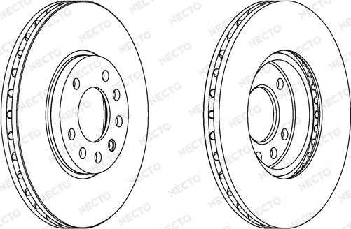 Necto WN1093 - Brake Disc autospares.lv