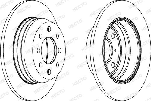 Necto WN109 - Brake Disc autospares.lv