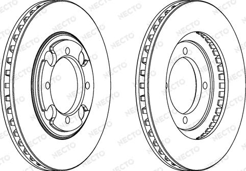 Necto WN1040 - Brake Disc autospares.lv