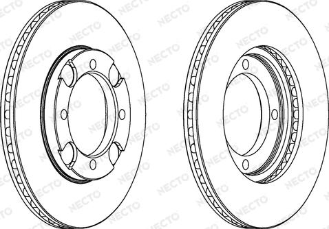 Necto WN1041 - Brake Disc autospares.lv