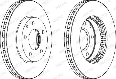 Necto WN1048 - Brake Disc autospares.lv