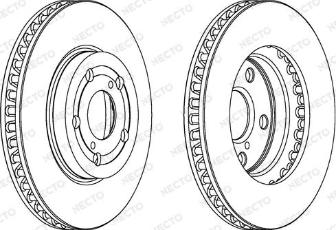 Necto WN1052 - Brake Disc autospares.lv