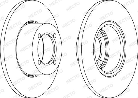 Necto WN105 - Brake Disc autospares.lv