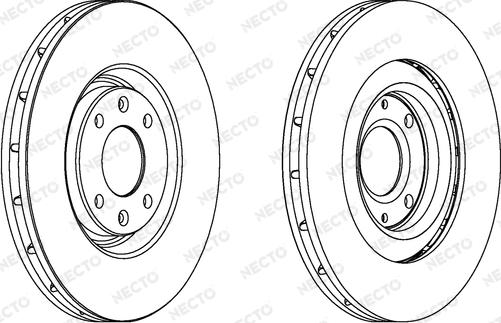 Necto WN1069 - Brake Disc autospares.lv