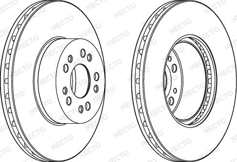 Necto WN1066 - Brake Disc autospares.lv