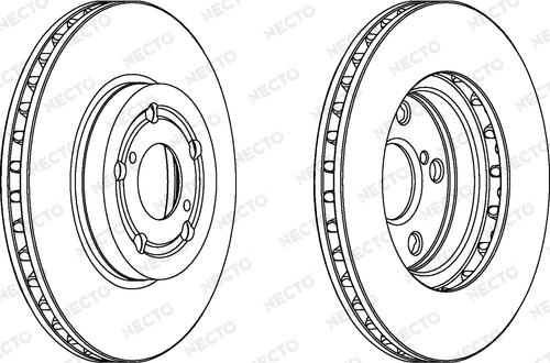 Necto WN1068 - Brake Disc autospares.lv