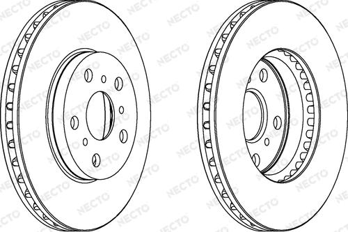 Necto WN1003 - Brake Disc autospares.lv