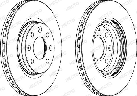 Necto WN1017 - Brake Disc autospares.lv