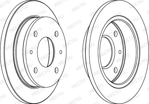 Necto WN1089 - Brake Disc autospares.lv