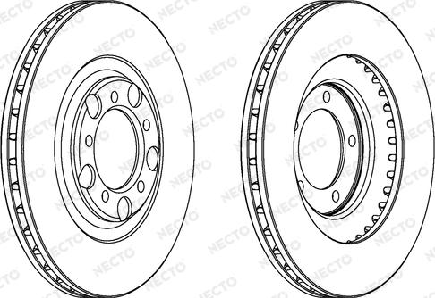 Necto WN1082 - Brake Disc autospares.lv