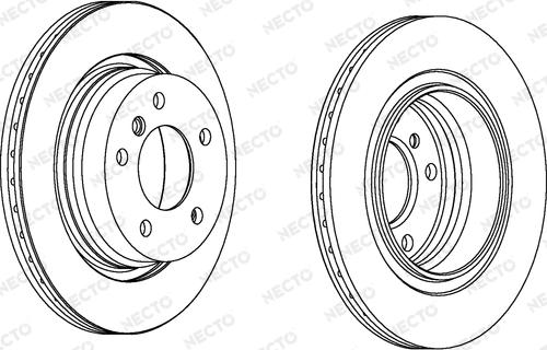 Necto WN1087 - Brake Disc autospares.lv