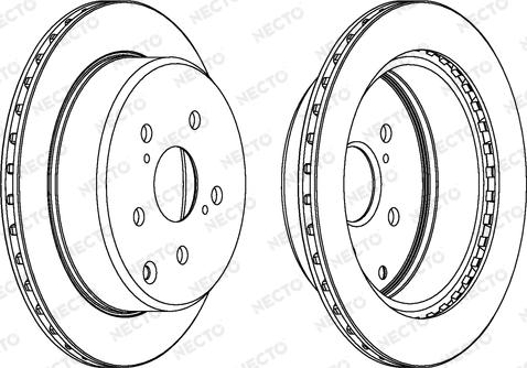 Necto WN1039 - Brake Disc autospares.lv