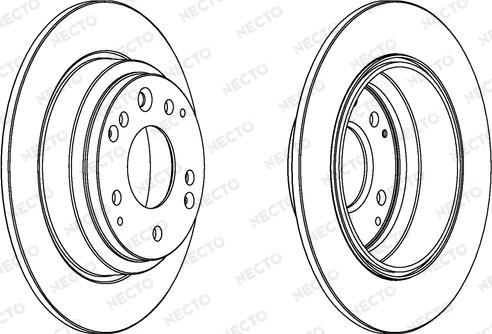 Necto WN1034 - Brake Disc autospares.lv