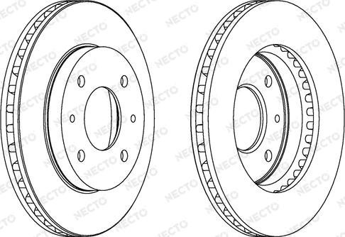 Necto WN1031 - Brake Disc autospares.lv