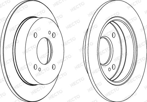 Necto WN1032 - Brake Disc autospares.lv