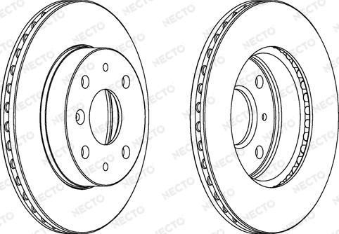 Necto WN1027 - Brake Disc autospares.lv