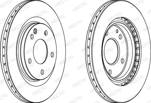 Necto WN1195 - Brake Disc autospares.lv