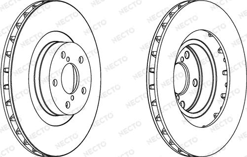 Necto WN1197 - Brake Disc autospares.lv