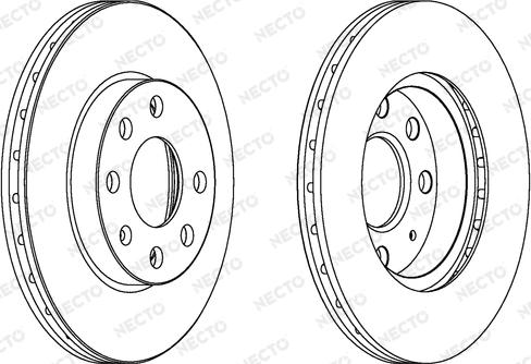 Necto WN1149 - Brake Disc autospares.lv