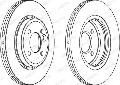 Necto WN1146 - Brake Disc autospares.lv