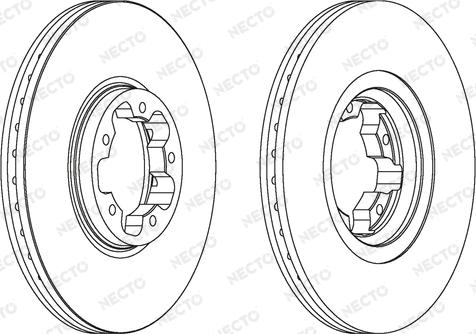 Necto WN1140 - Brake Disc autospares.lv