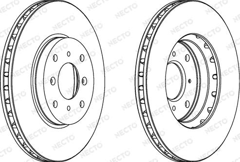 Necto WN1141 - Brake Disc autospares.lv