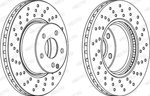 Necto WN1143 - Brake Disc autospares.lv