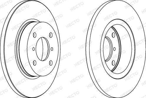 Necto WN1164 - Brake Disc autospares.lv