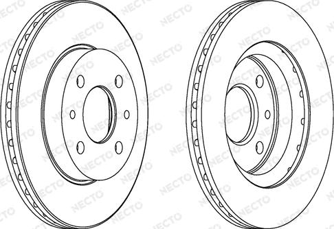 Necto WN1160 - Brake Disc autospares.lv