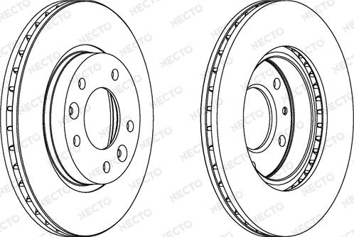 Necto WN1162 - Brake Disc autospares.lv