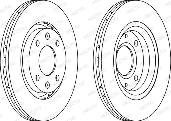 Necto WN1167 - Brake Disc autospares.lv