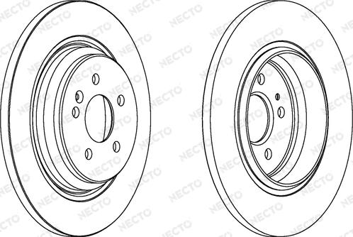 Necto WN1105 - Brake Disc autospares.lv