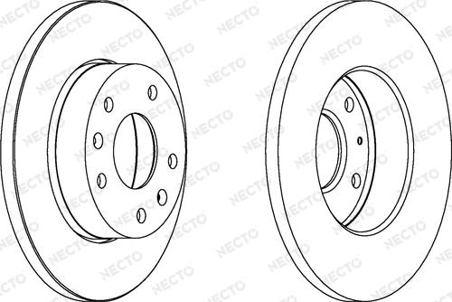 Necto WN1106 - Brake Disc autospares.lv