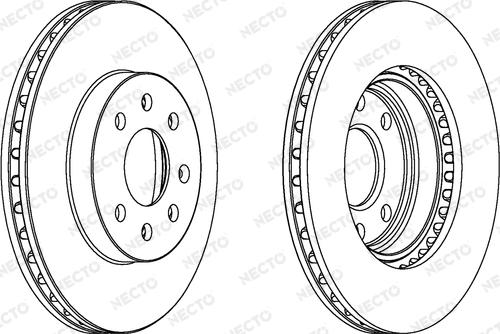 Necto WN1103 - Brake Disc autospares.lv