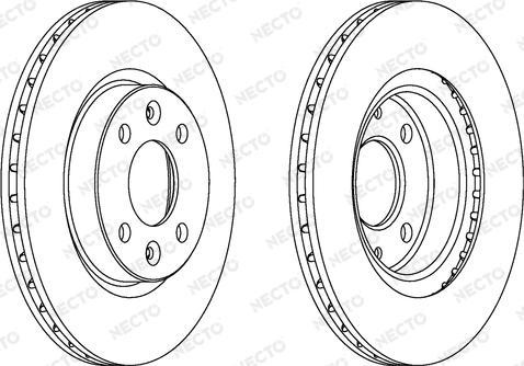 Necto WN1102 - Brake Disc autospares.lv