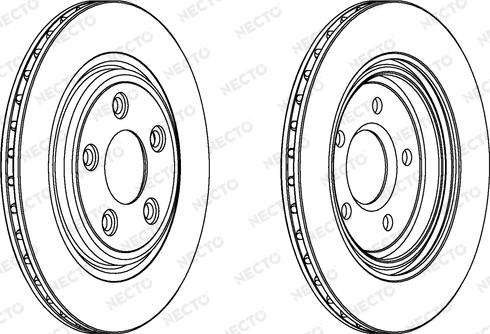 Necto WN1114 - Brake Disc autospares.lv