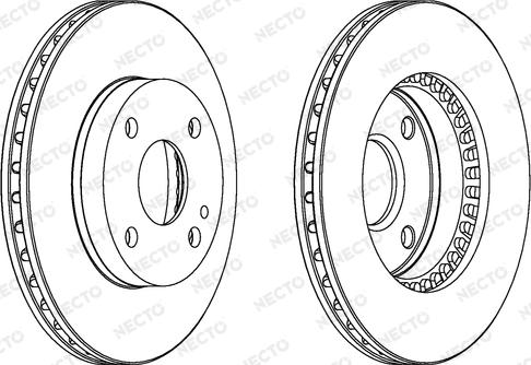 Necto WN1110 - Brake Disc autospares.lv