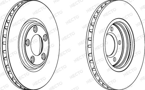 Necto WN1113 - Brake Disc autospares.lv