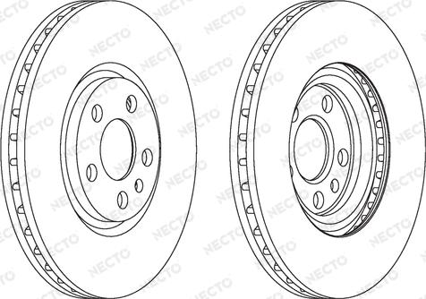 Necto WN1184 - Brake Disc autospares.lv