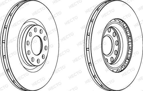 Necto WN1185 - Brake Disc autospares.lv